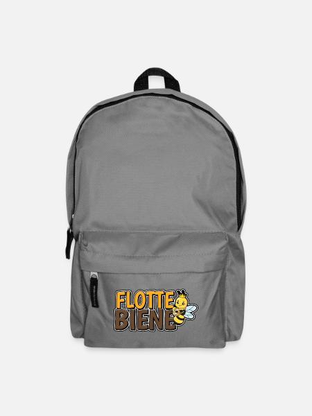 Flotte Biene - Rucksack - Mittelgrau