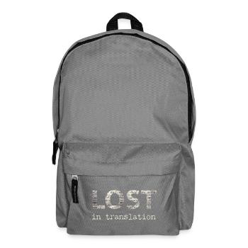 Lost In Translation - Translation, Language - Backpack - elephant grey - Front