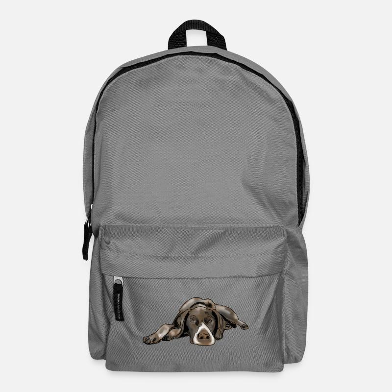 Pointer Deutsch Kurzhaar - Rucksack - Mittelgrau