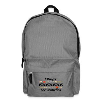Siebenbürger Sachsentreffen Design schwarz - Rucksack - Mittelgrau - Vorne