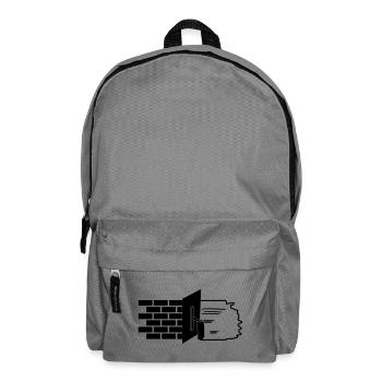 Pierres et stuc logo plâtrier - Sac à dos - gris éléphant - Devant