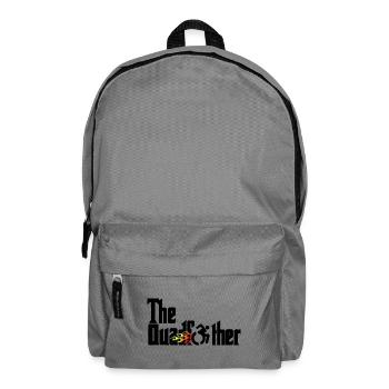 Der Quadfather. Humor für Rollstuhlfahrer * - Rucksack - Mittelgrau - Vorne