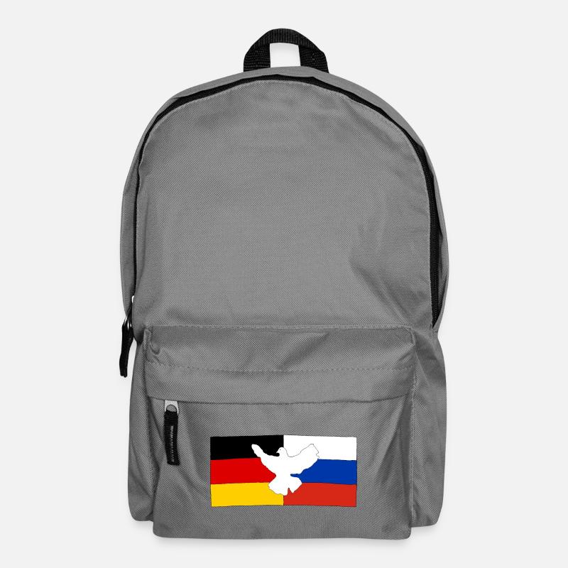 German-Russian friendship - Backpack - elephant grey