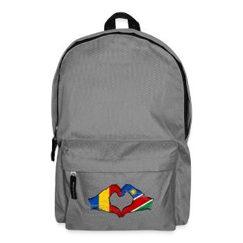 Tschad_Nairobi_Flagge_Afrika_used - Backpack - elephant grey - Front