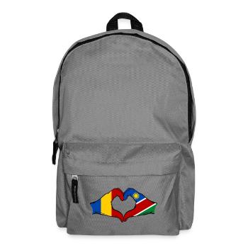 Tschad_Nairobi_Flagge_Afrika - Backpack - elephant grey - Front