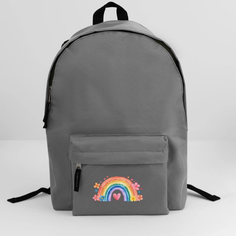 Regenbogen Einschulung – Süßes Mädchen Design Rucksack