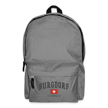 Burgdorf Schweiz Emblem - Rucksack - Mittelgrau - Vorne