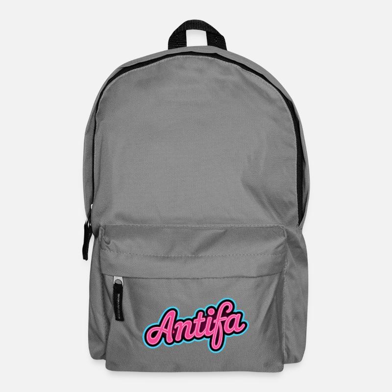 Antifa - Antifascist Merch - Backpack - elephant grey