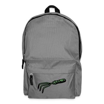 Garden Claw Hand Cultivator Icon - Backpack - elephant grey - Front