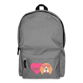 Maman Beagle Maman Maman Chien - Sac à dos - gris éléphant - Devant