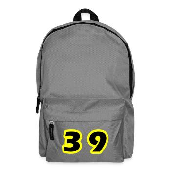 39 Number Symbol - Backpack - elephant grey - Front
