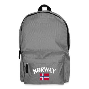 Norway Vacation Norge Fjords Travel Scandinavian - Backpack - elephant grey - Front