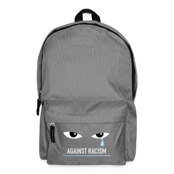 AGAINST RACISM - The Blue Tear - Backpack - elephant grey - Front