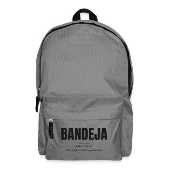 Bandeja — Das Brett | Echter Padel-Wortschatz - Rucksack - Mittelgrau - Vorne
