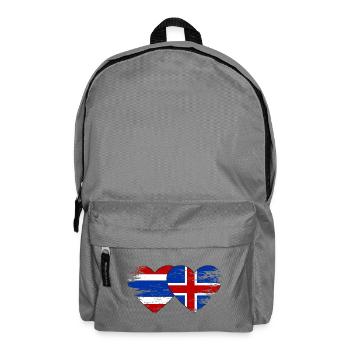 Thailand Island Flagge Herzform used - Rucksack - Mittelgrau - Vorne