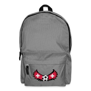 Schweizer Fussball - Rucksack - Mittelgrau - Vorne