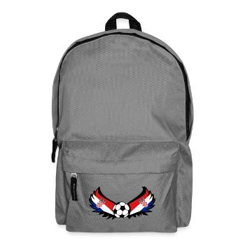 Fussball Kroatien - Rucksack - Mittelgrau - Vorne