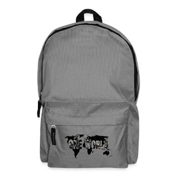 One World-White - Backpack - elephant grey - Front