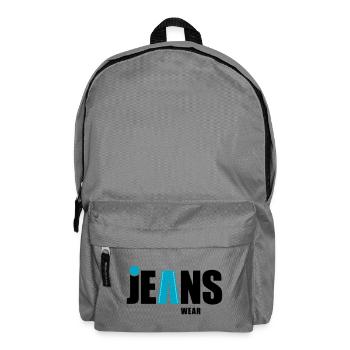 jeans wear mit punkt - Rucksack - Mittelgrau - Vorne
