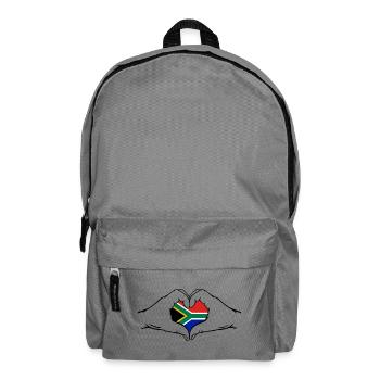 Afrique du Sud Forme de coeur - Sac à dos - gris éléphant - Devant