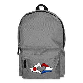 Japan Holland Hands Heart Shape - Backpack - elephant grey - Front