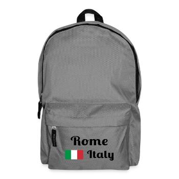 Rome, Italie - Imprimés élégants - Sac à dos - gris éléphant - Devant
