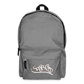 Design parisien de style graffiti - Sac à dos - gris éléphant - Devant