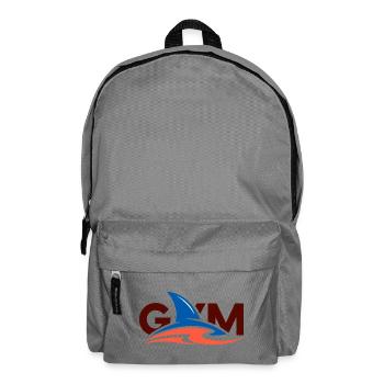 Wave Crest Gym-Logo - Rucksack - Mittelgrau - Vorne
