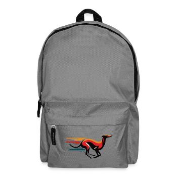 Logo Galgo n° 12 - Sac à dos - gris éléphant - Devant