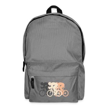 Fahrrad Rennrad Radfahrer Bikesport Mountainbike - Rucksack - Mittelgrau - Vorne