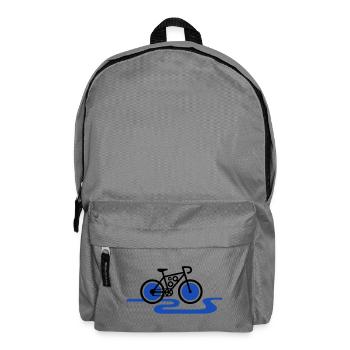Modernes E-Bike Zahnrad Motor - Rucksack - Mittelgrau - Vorne