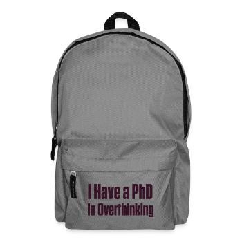Promotion im Überdenken neurodivergenter Gabe - Rucksack - Mittelgrau - Vorne