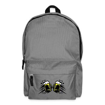 Beer Beer Glass Toast Icon - Backpack - elephant grey - Front
