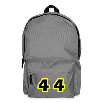 44 Symbole numérique - Sac à dos - gris éléphant - Devant