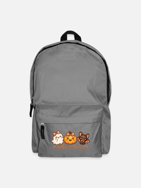 Süßes oder Saures? Halloween - Rucksack - Mittelgrau