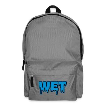 Wet | feucht | nass | Slime - Sac à dos - gris éléphant - Devant