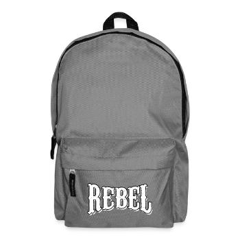 rebel dieb rowdy rebell bandit hustler gang crime - Rucksack - Mittelgrau - Vorne