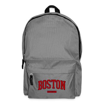 Boston Retro-Logo Massachusetts - Rucksack - Mittelgrau - Vorne
