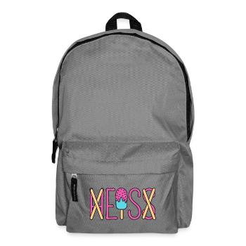 Eis - heiß - H EIS S  - Rucksack - Mittelgrau - Vorne