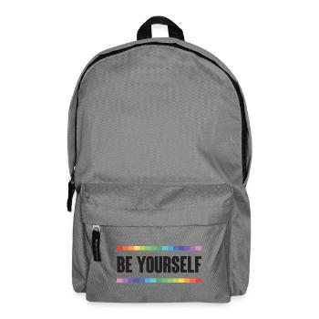LGBTQ Pride Month - Be Yourself - Backpack - elephant grey - Front