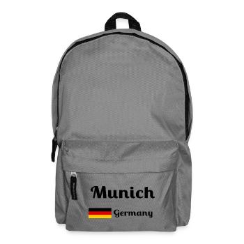 Munich Germany- Stylish prints - Backpack - elephant grey - Front