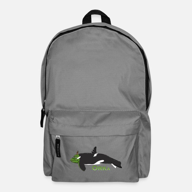 Humorous Orca - Backpack - elephant grey