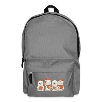 Yetis Kinder Jungen Mädchen Weihnachten Yetis - Rucksack - Mittelgrau - Vorne