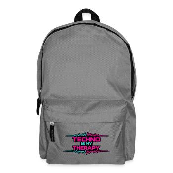 Techno Therapy Neon Pulse - Rucksack - Mittelgrau - Vorne
