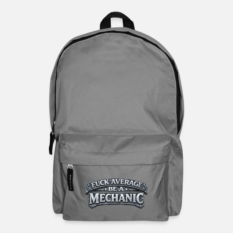 Stolzer Mechaniker – Leidenschaft & Können - Rucksack - Mittelgrau