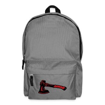 Axe Lumberjack Bushcraft Camping de survie - Sac à dos - gris éléphant - Devant