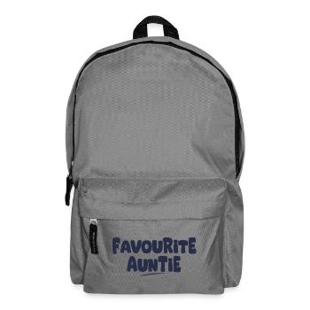 Lieblingsgeschenk der Tante - Rucksack - Mittelgrau - Vorne