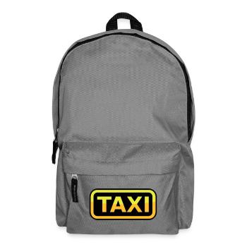 Taxi Schild - Rucksack - Mittelgrau - Vorne