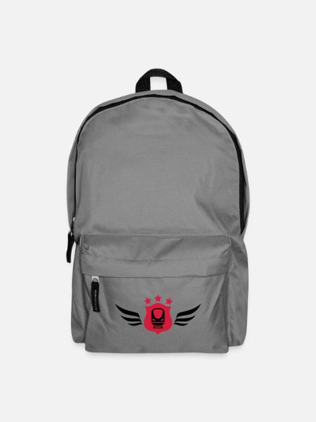 Eisenbahner / Eisenbahnen / Eisenbahn / Bahn - Rucksack - Mittelgrau