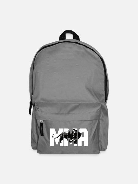 MMA Design mit einer Raubkatze - Rucksack - Mittelgrau